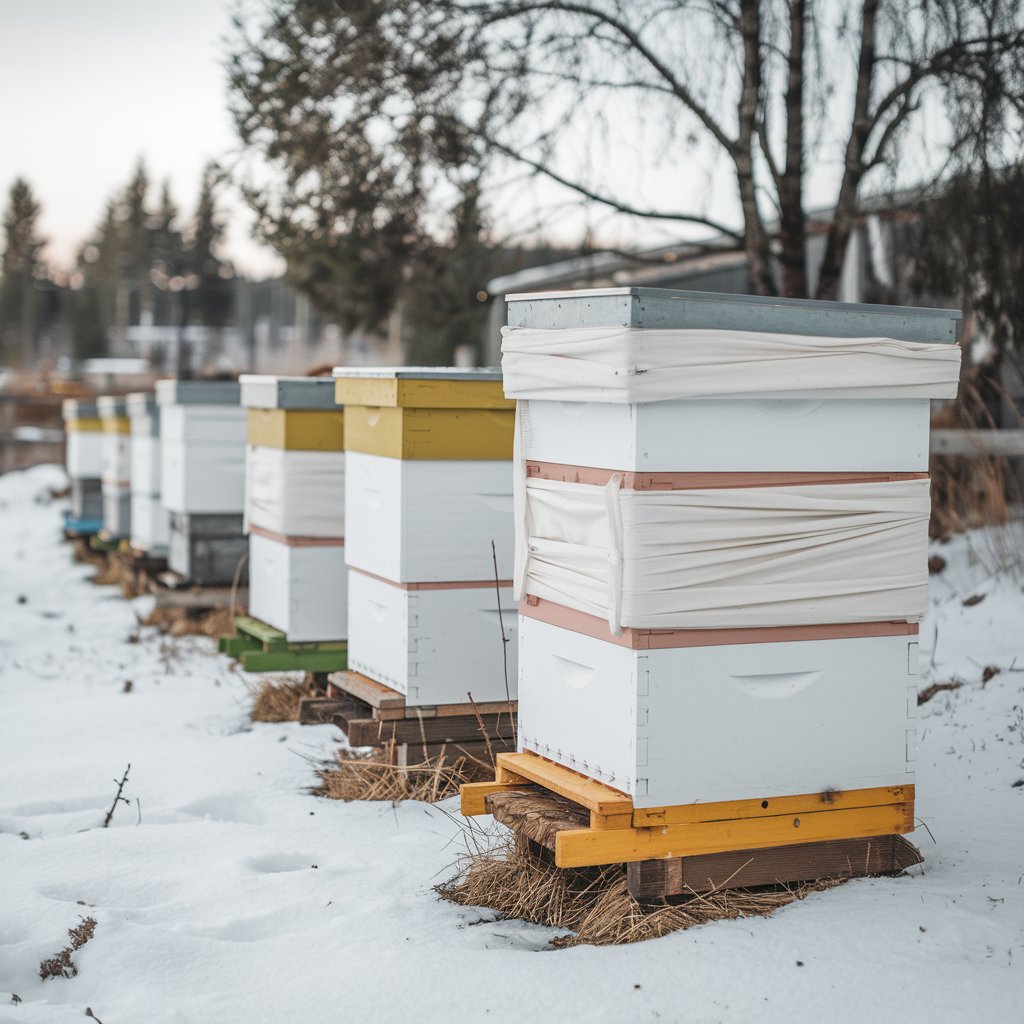 winter bee hive wraps