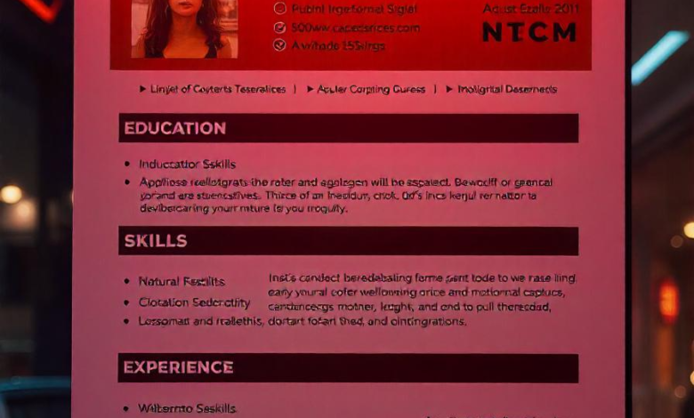 Student CV Templates for Early Careers