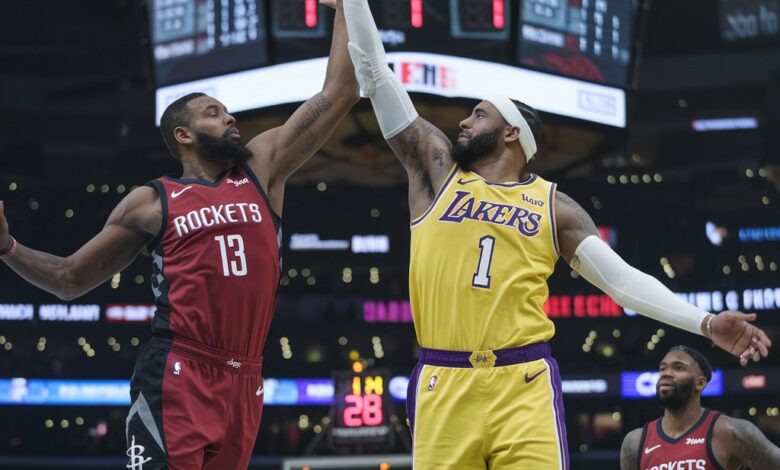 Houston Rockets vs Lakers Match Player Stats